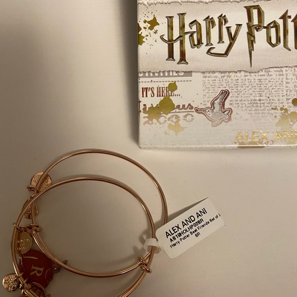 H and R friendship bracelet- rose gold